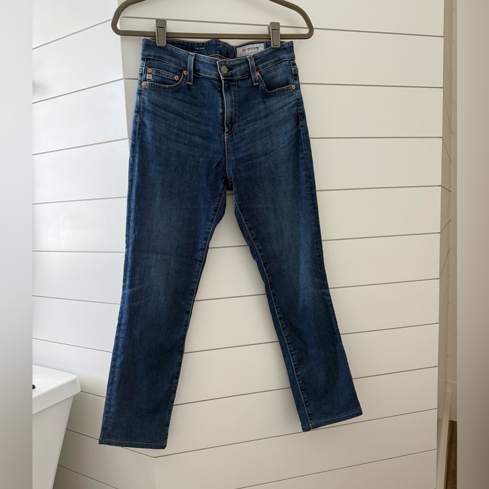AG Adriano Goldschmied Mari  Straight Leg Crop Jeans